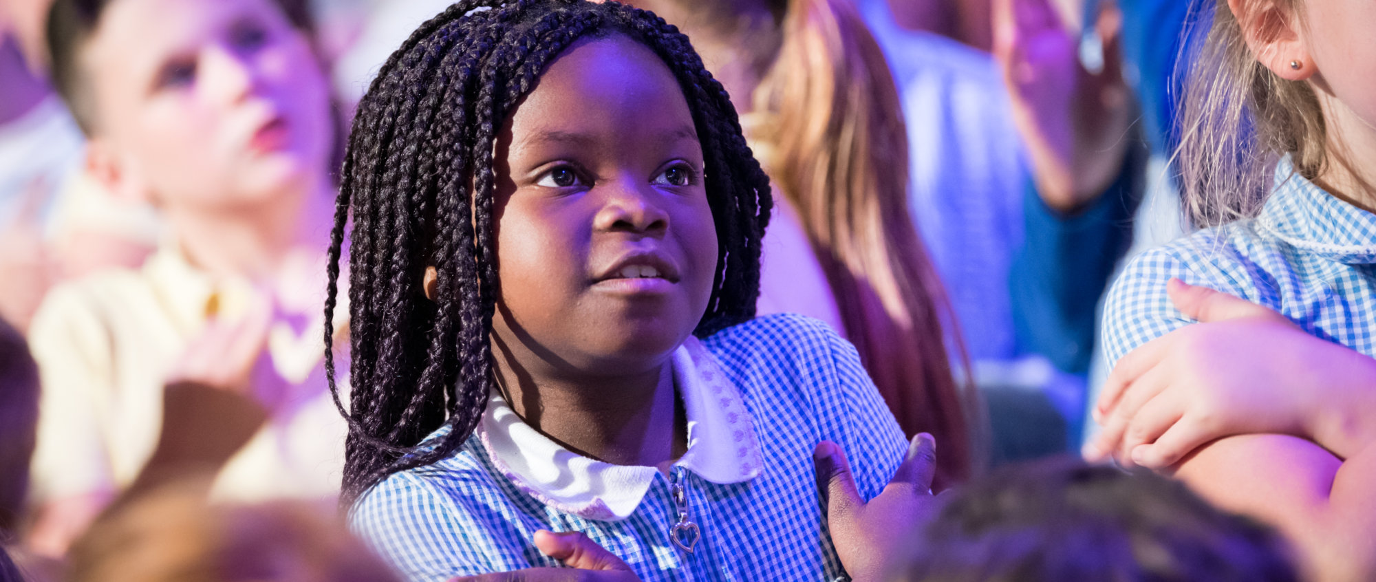 Children singing, credit Nick Harrison
