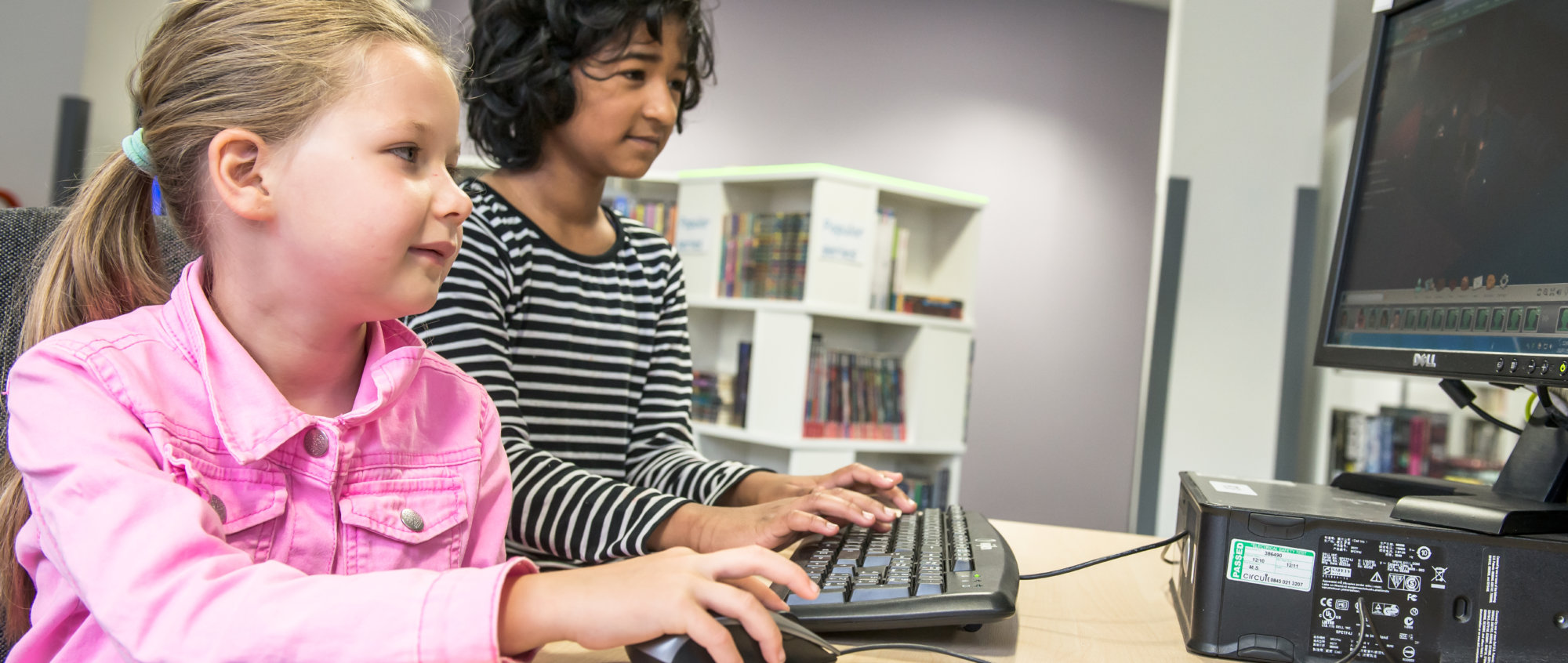 Children at computers, credit Nick Harrison