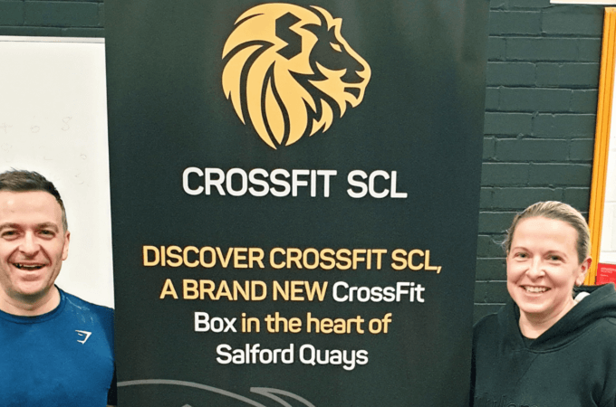 Couple at CrossFit SCL session