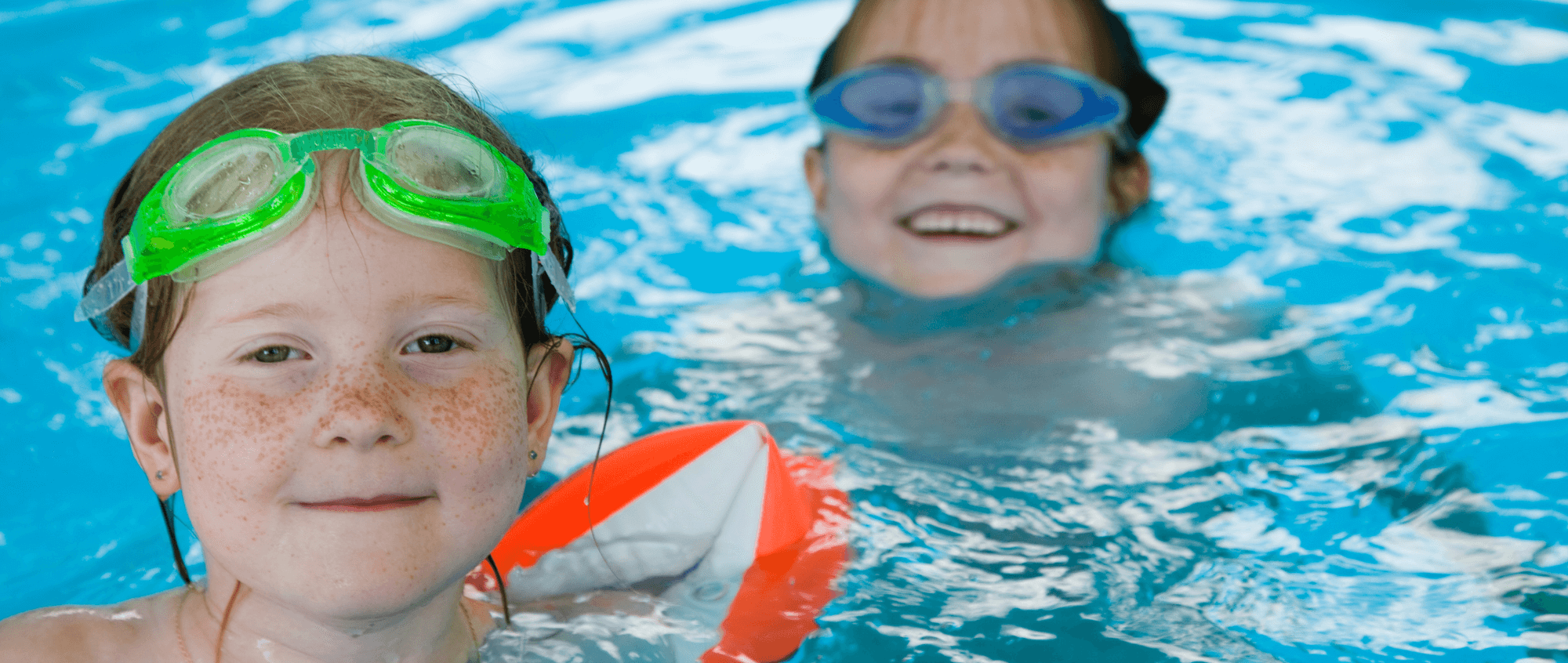 Children swimming