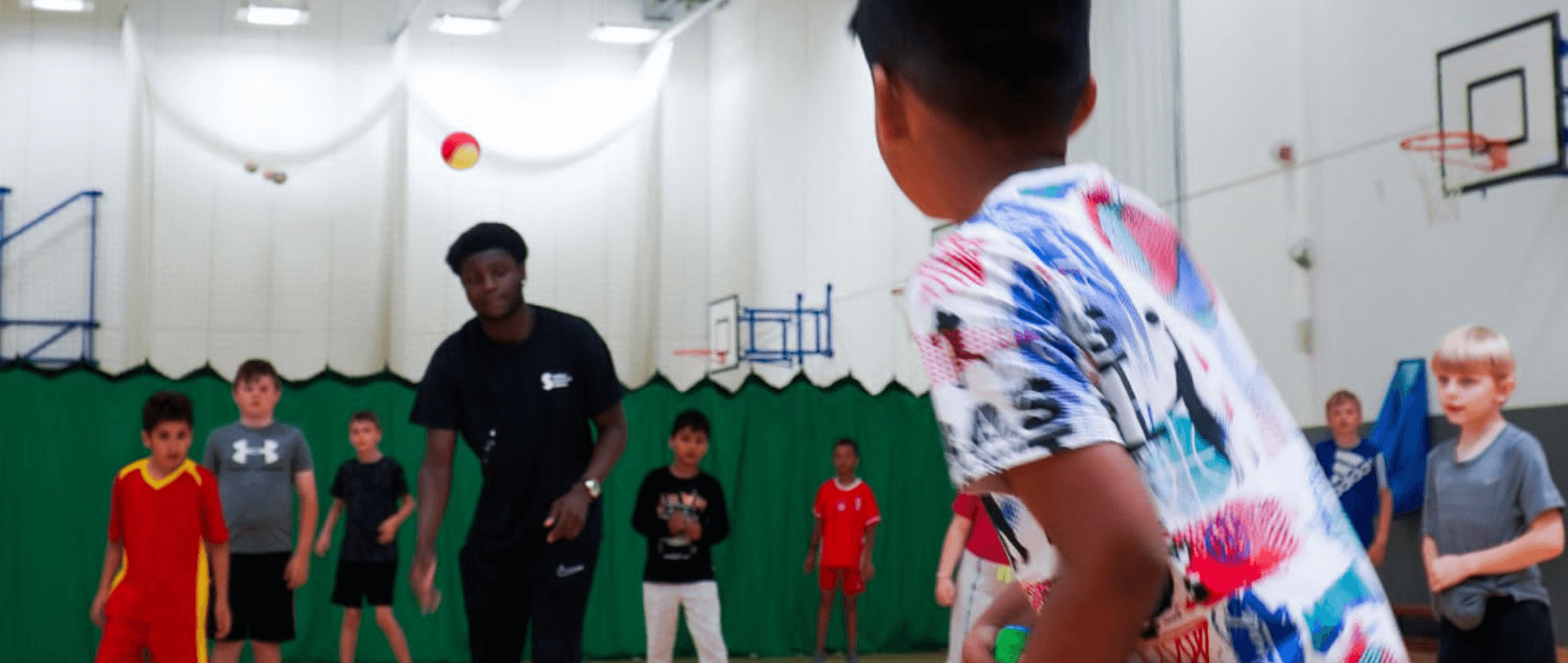 Children playing sports