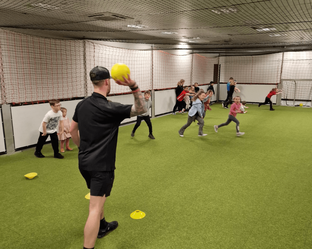 Children playing sports
