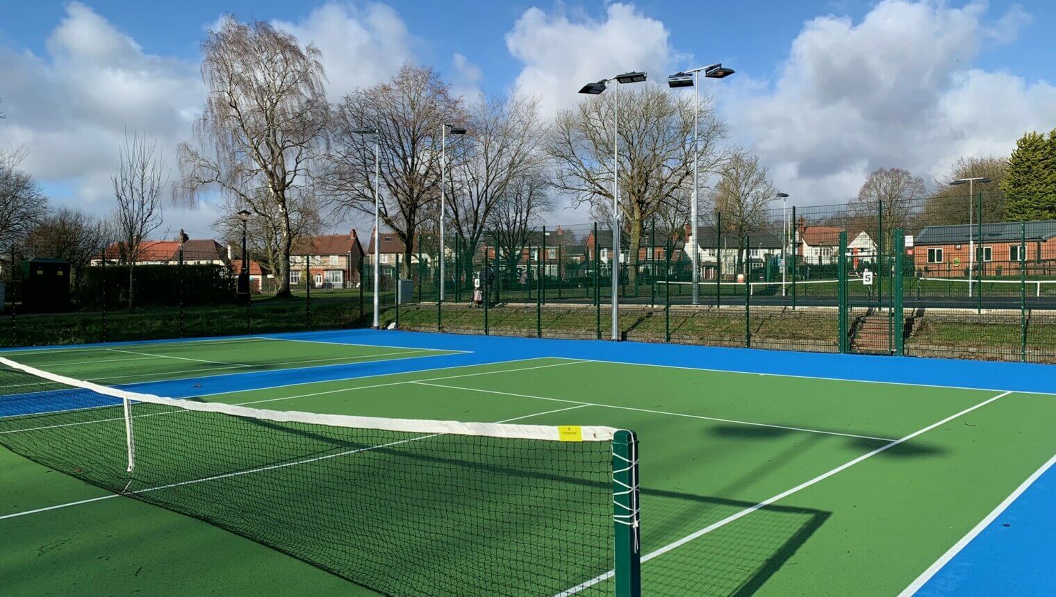 Tennis court at Parr Fold Park