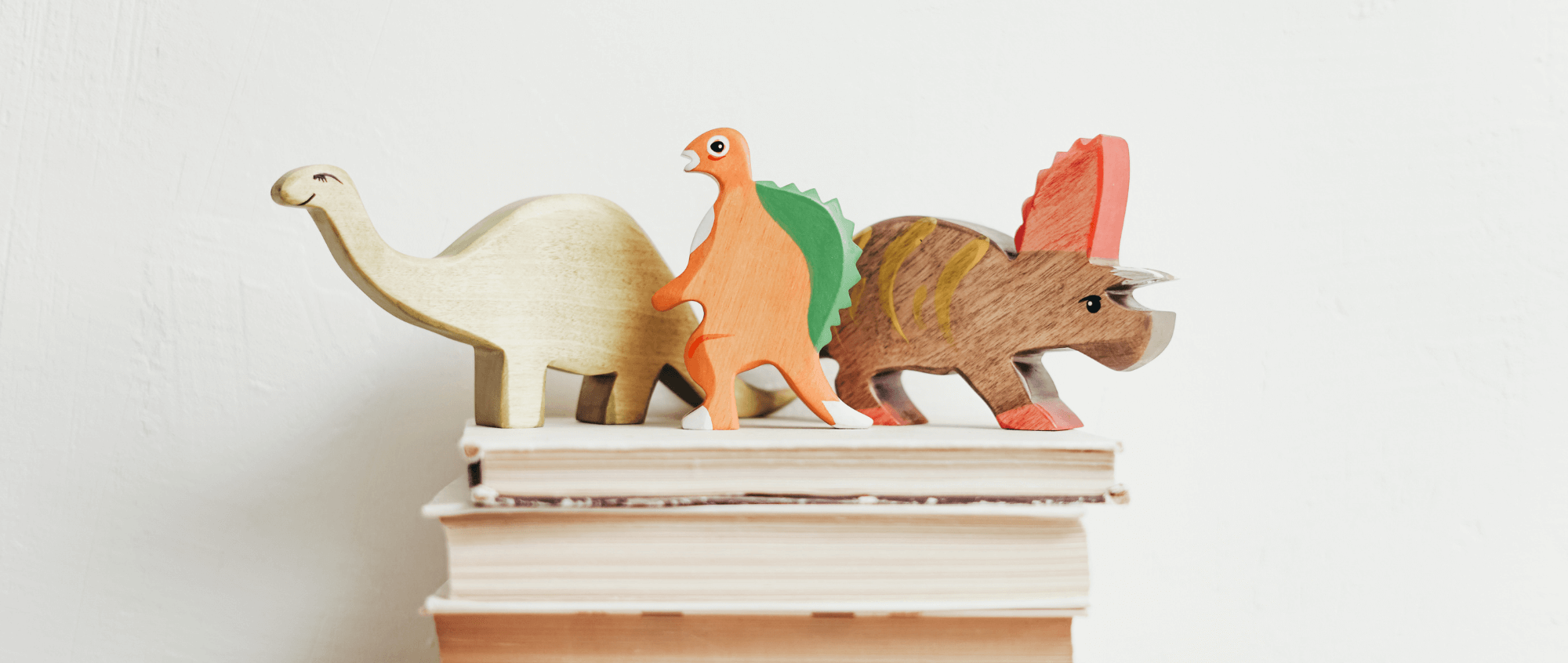 Dinosaurs on books