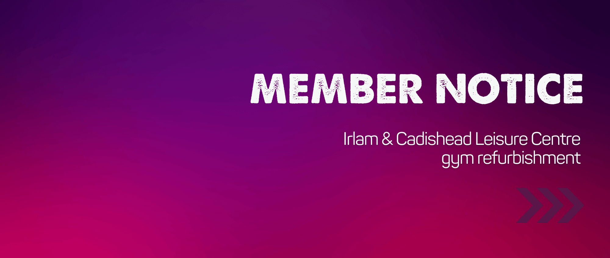 Member notice