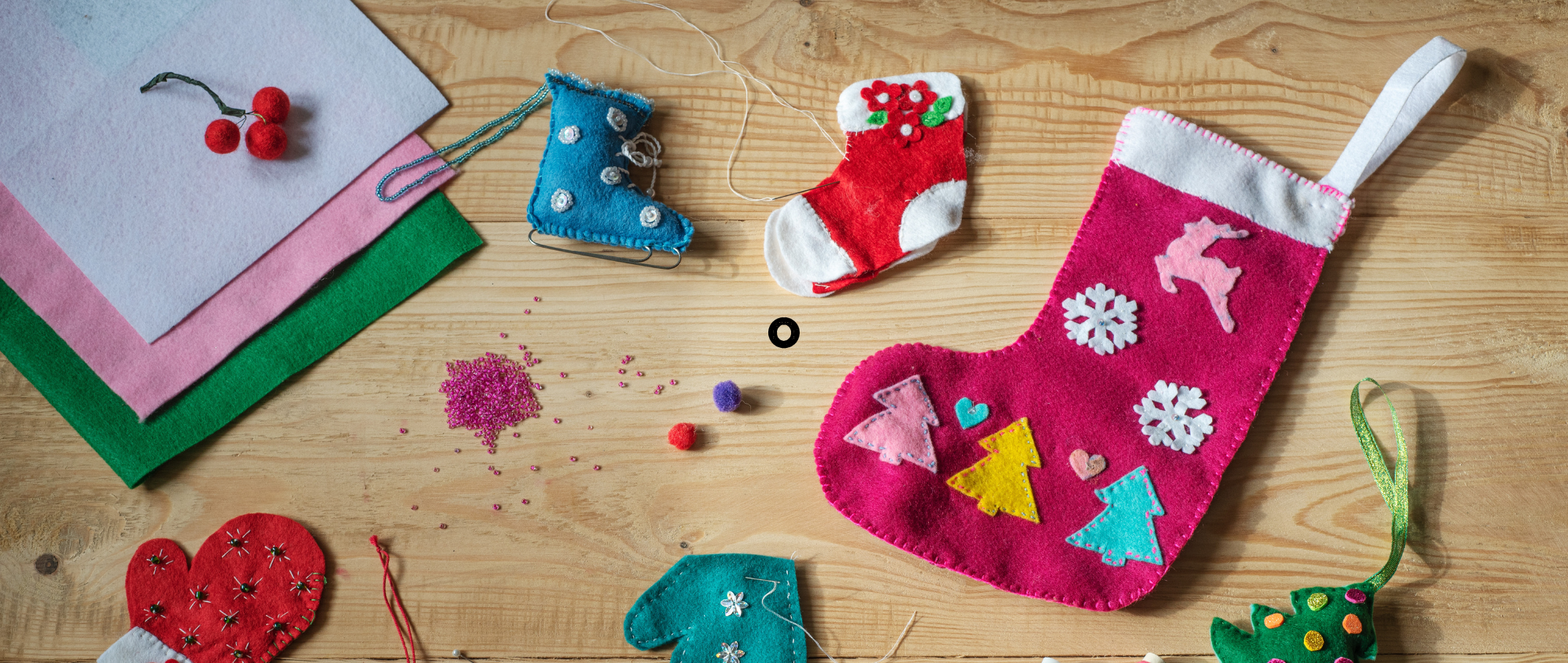 Photo of stocking and crafts