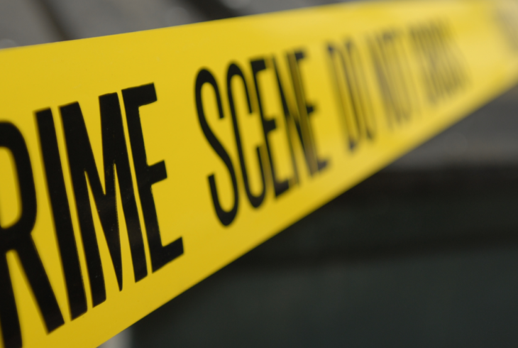 Yellow crime scene tape