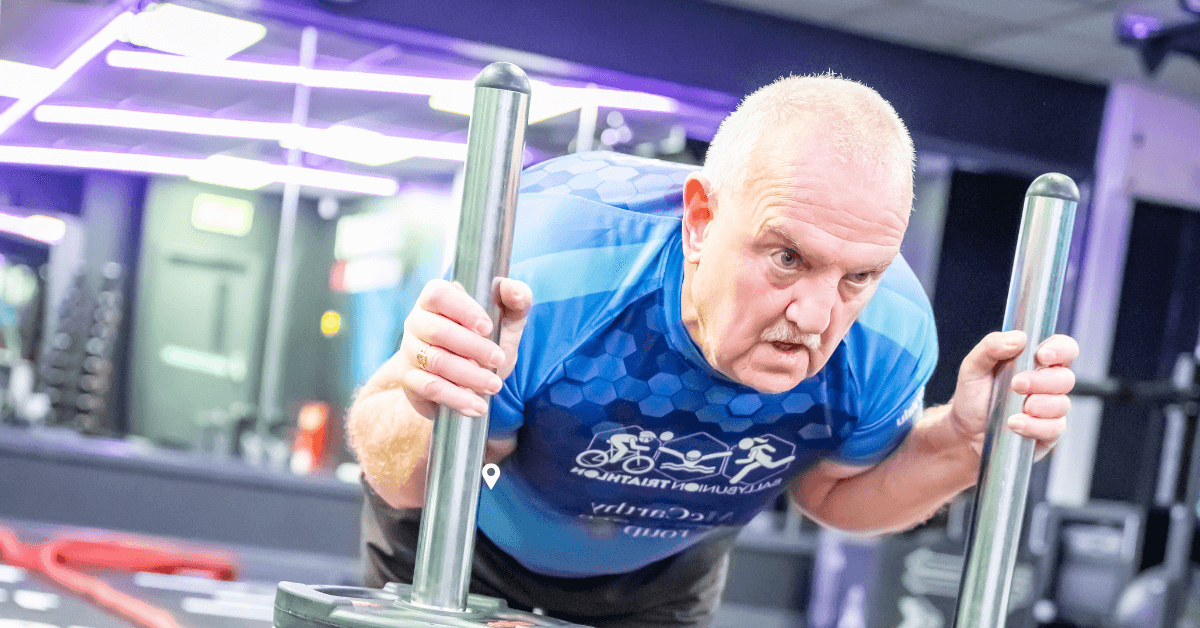 SCL member Cornelius pushing the sled track at Eccles LC