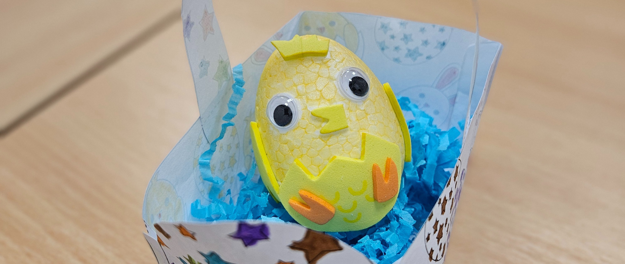 Easter egg and basket craft