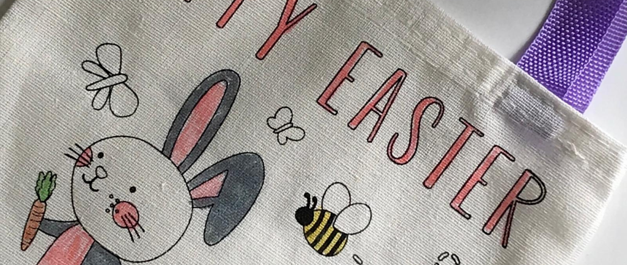 Easter canvas bag