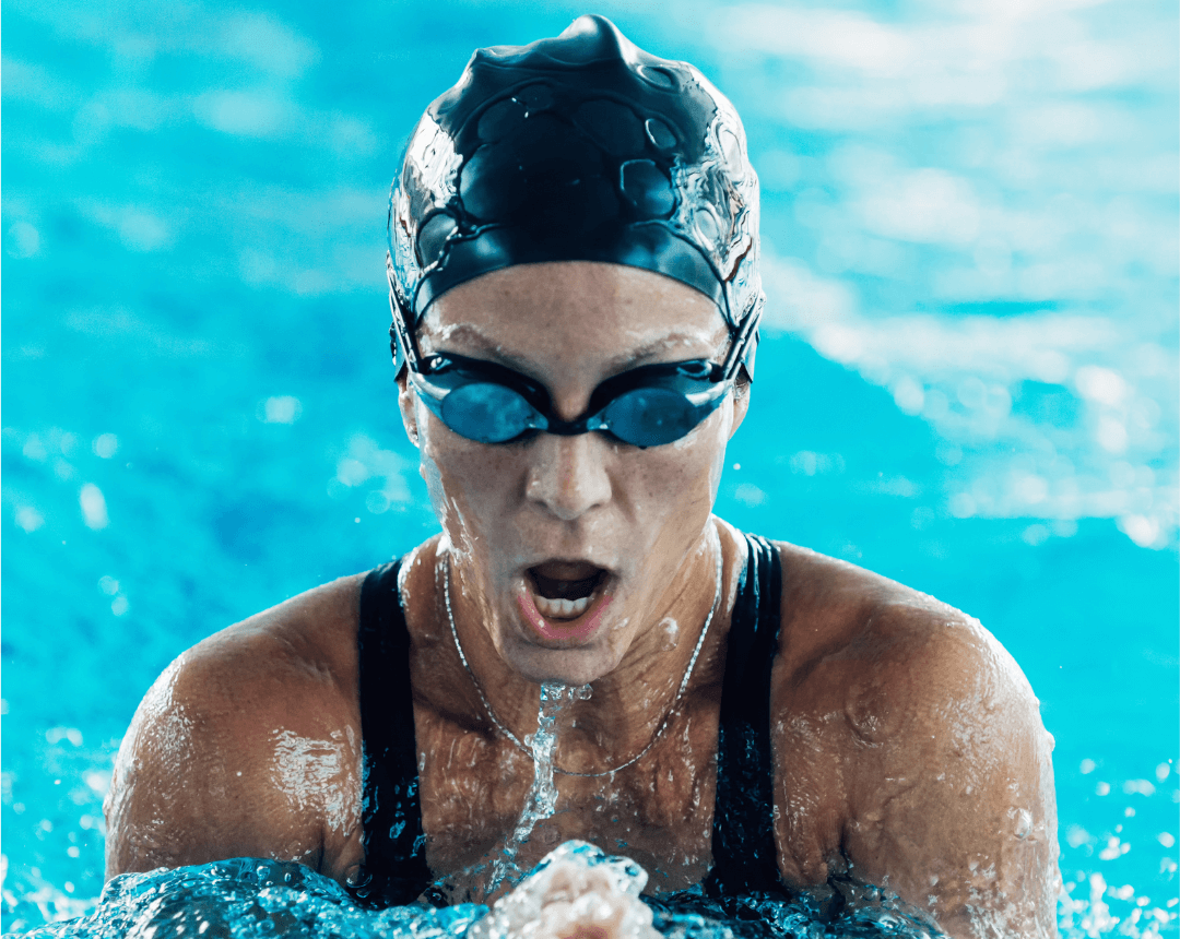image of a female swimmer in goggles