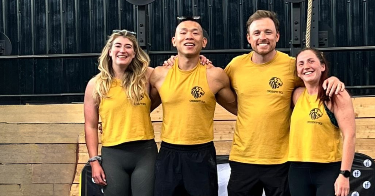 CrossFit SCL team on the 1st place podium