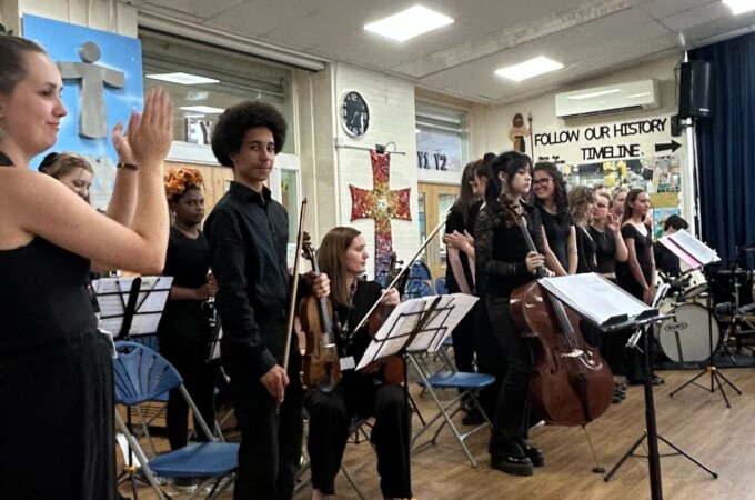Performers From the 2025 Schoolabout Tour at St. Andrew's Boothstown