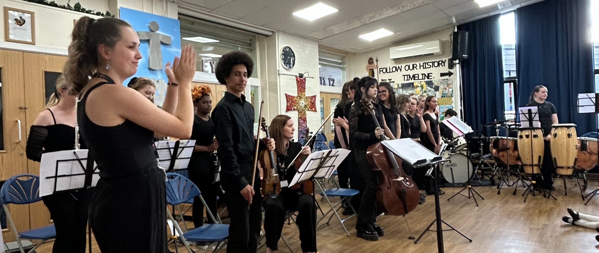 Performers From the 2025 Schoolabout Tour at St. Andrew's Boothstown