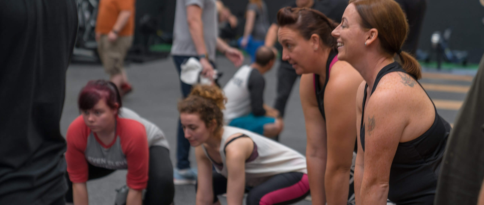 People during a CrossFit session