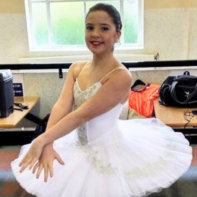 Young Emily In Ballet Costume