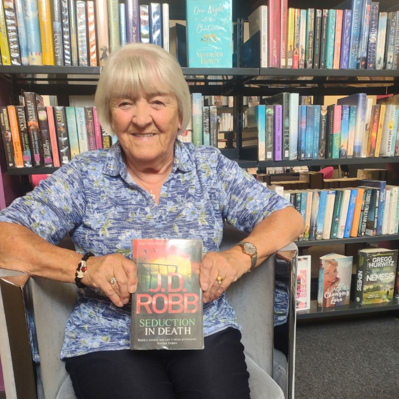 Carole at Little Hulton Library