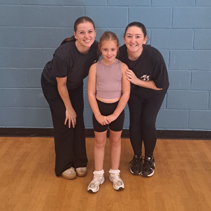 Ivy Rose With Teachers Miss Anika and Miss Rachel