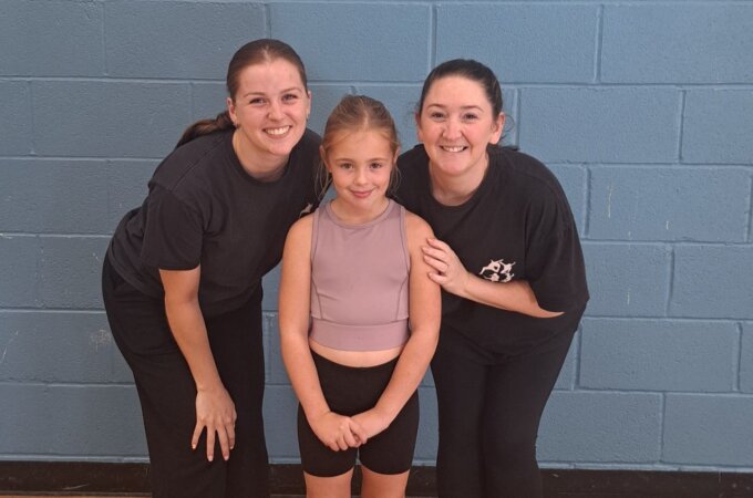 Ivy Rose with Miss Rachel and Miss Anika