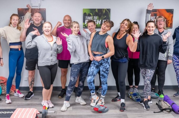 Members in an SCL fitness class