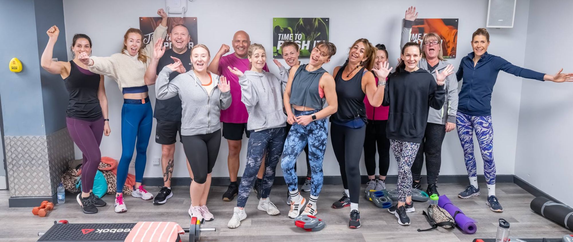 Members in an SCL fitness class