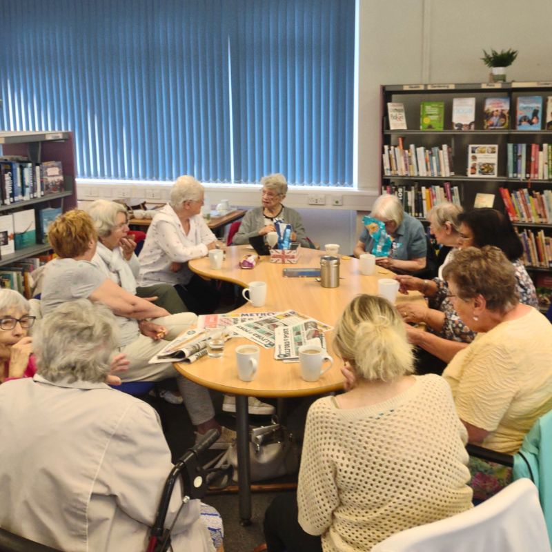 The Gossiping Grannies - coffee morning at Irlam Library
