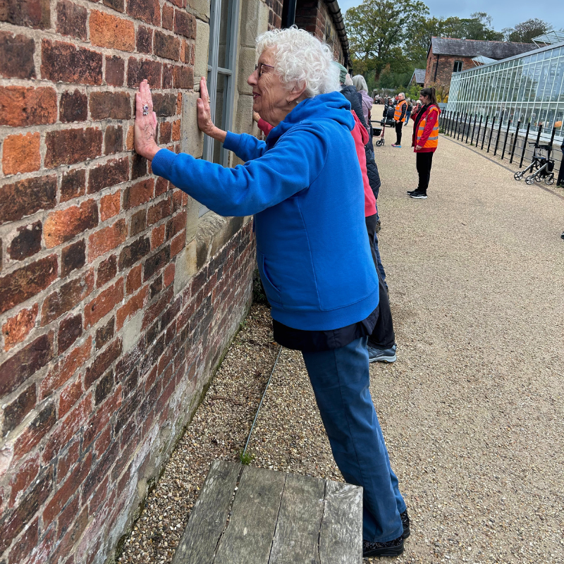 Strength exercises at Wellbeing walk RHS Bridgewater