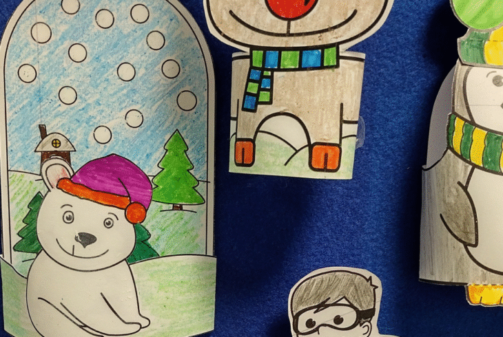 Winter Animal and Sports Crafts