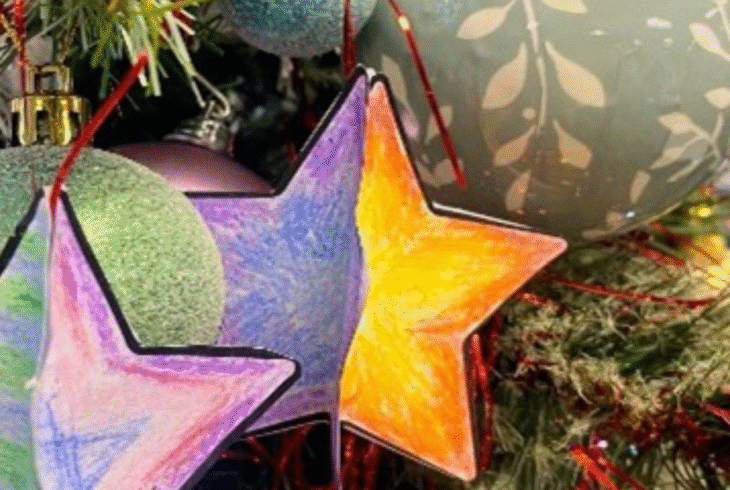 3D paper stars
