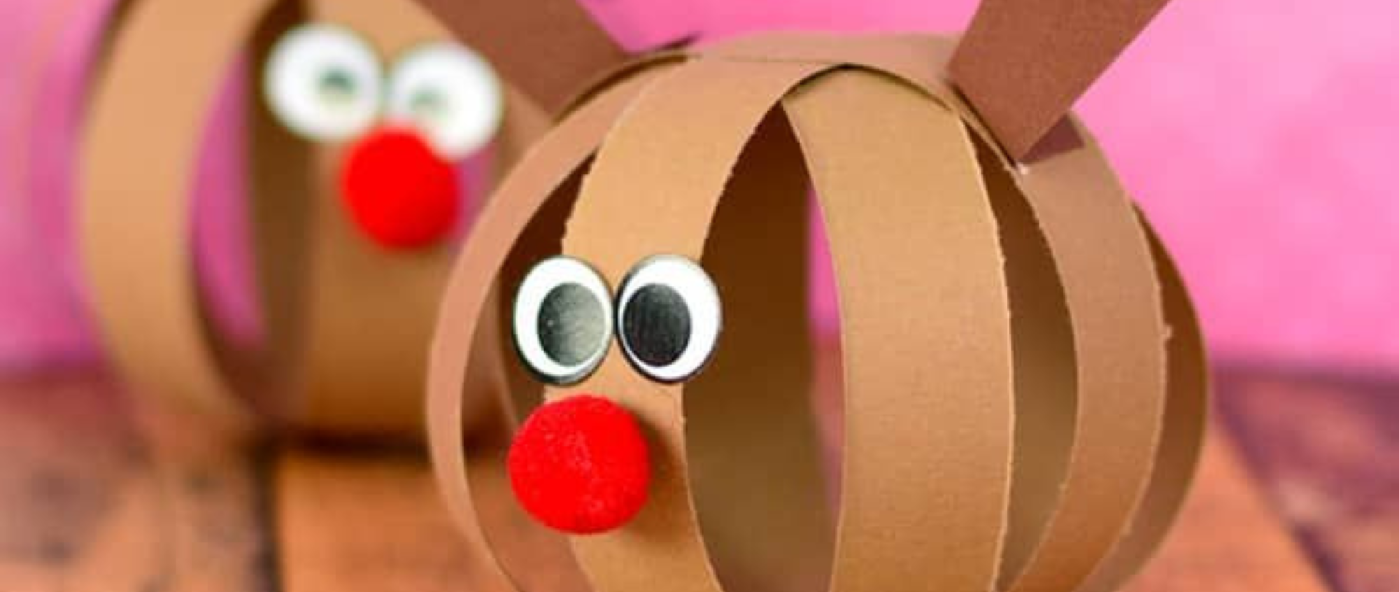 Craft reindeer bauble