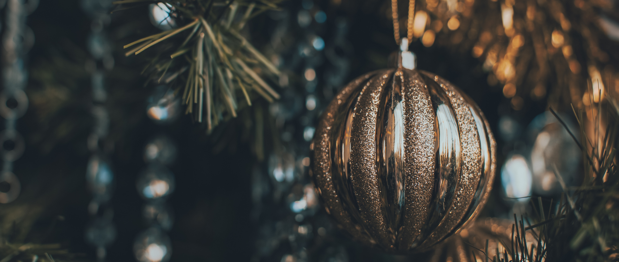 Christmas tree with baubles
