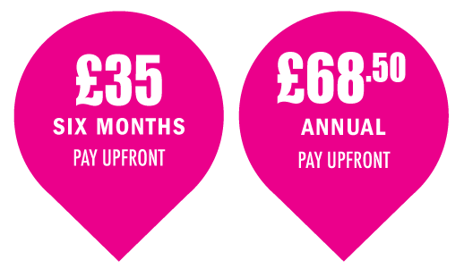 Over 70's Membership 2026