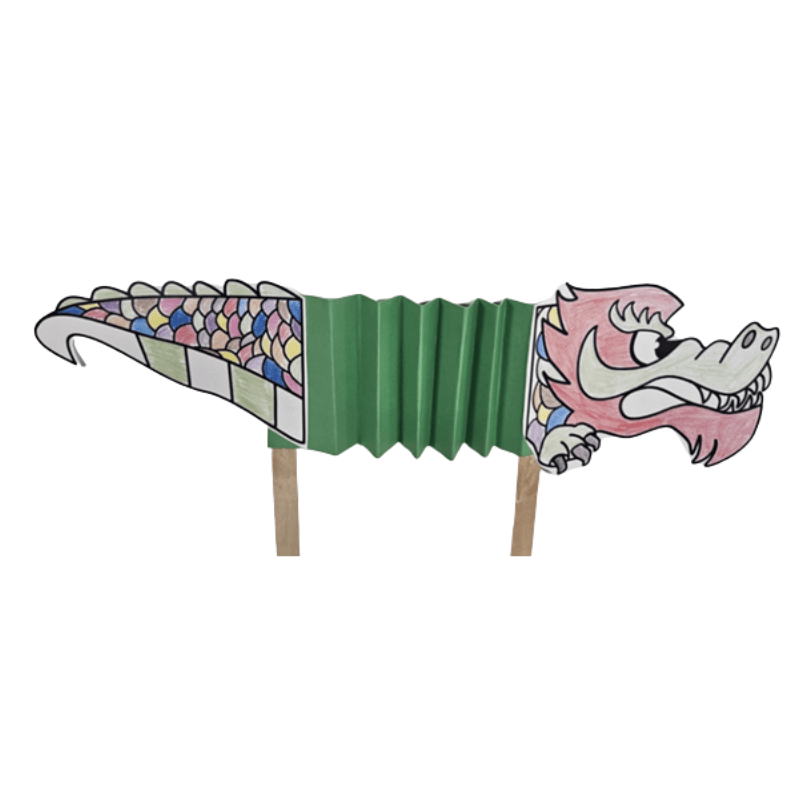 Dragon puppet craft
