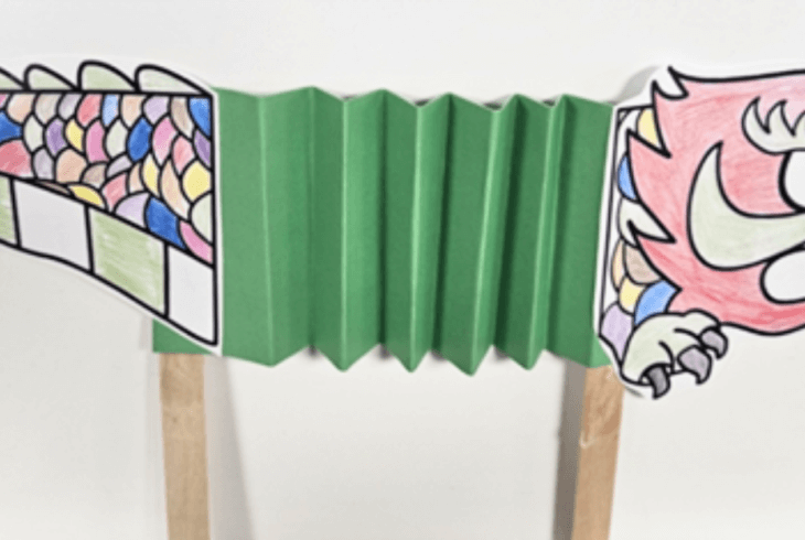 Dragon puppet craft