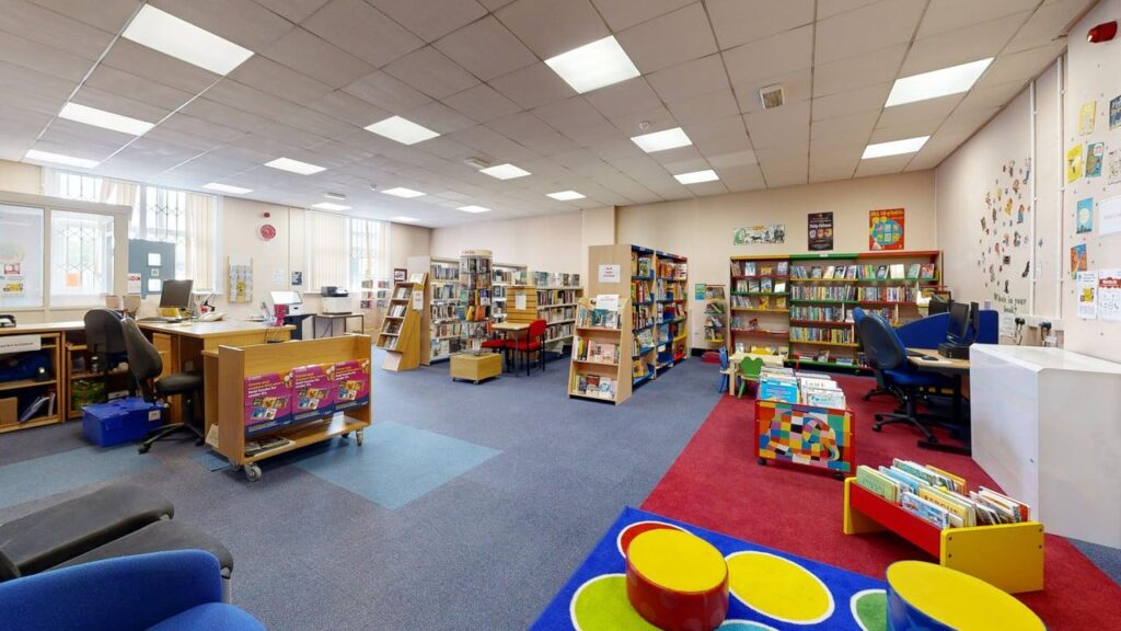 A view showing inside Clifton Library