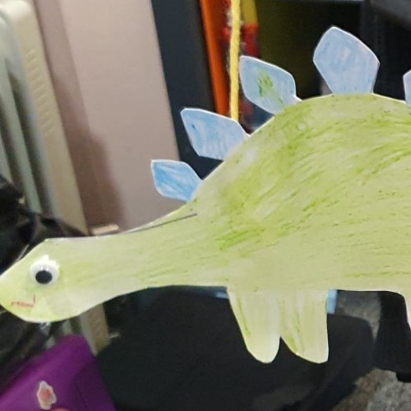 Dinosaur wand craft