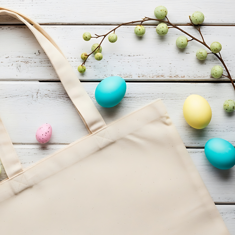 Easter canvas bag
