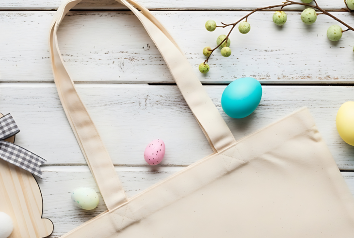 Easter canvas bag