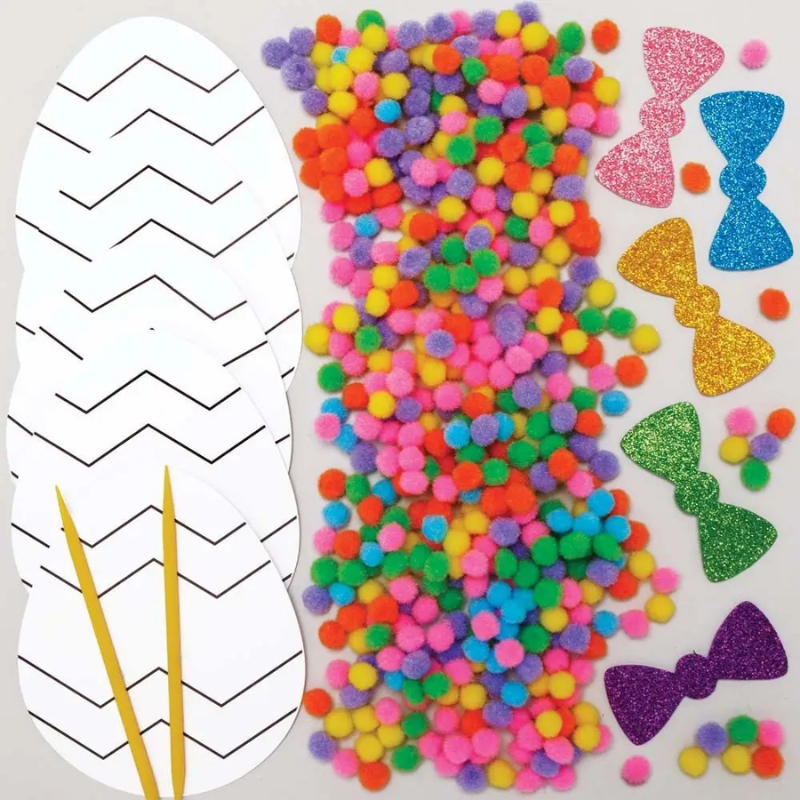 Easter Egg Pom Pom Craft