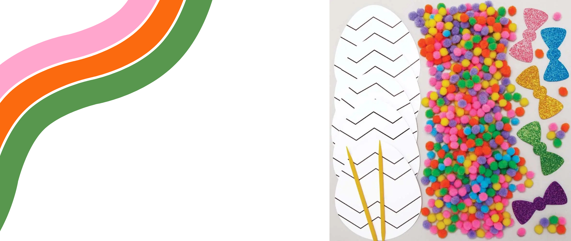 Easter Egg Pom Pom Craft