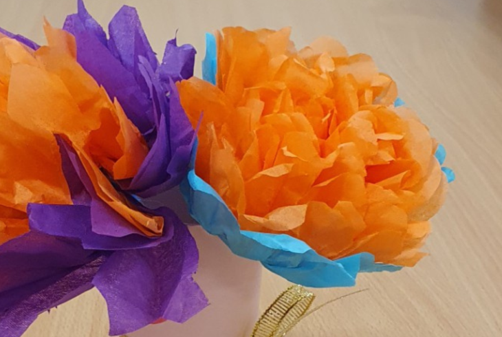 Paper flowers