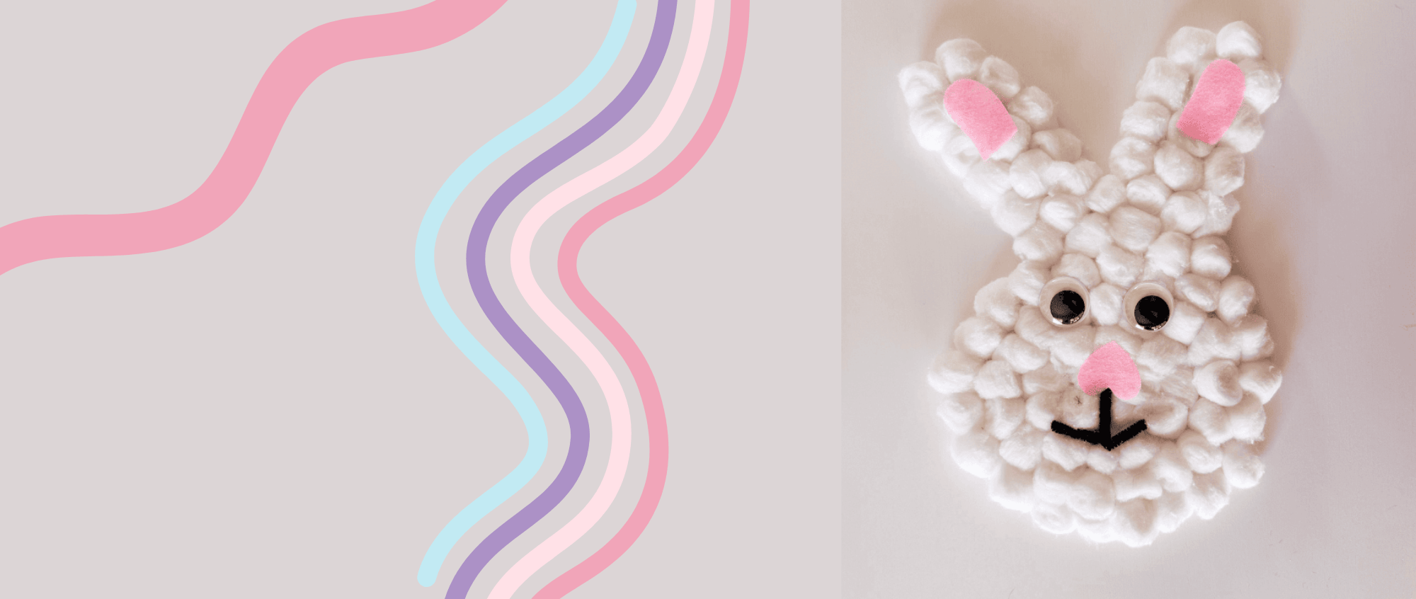 Cotton wool bunny