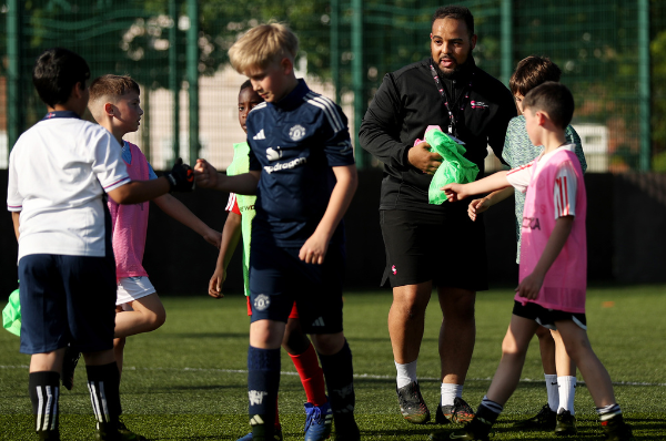 Football coaching session
