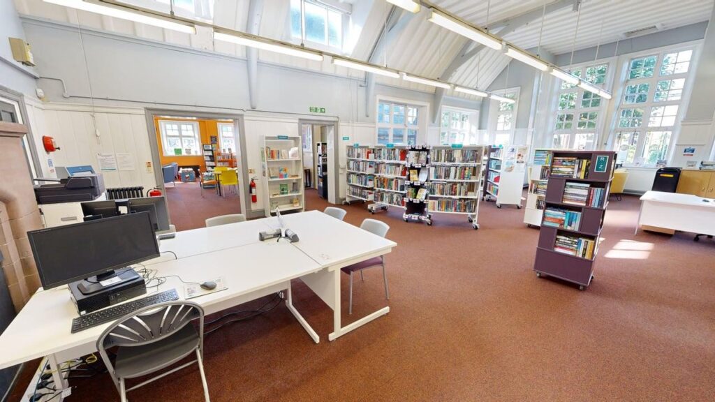 Computers inside Height Library