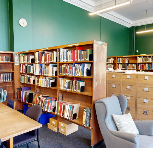 What can you find in the library?