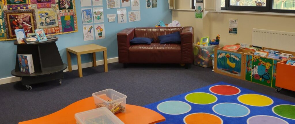 Inside Lower Kersal Library