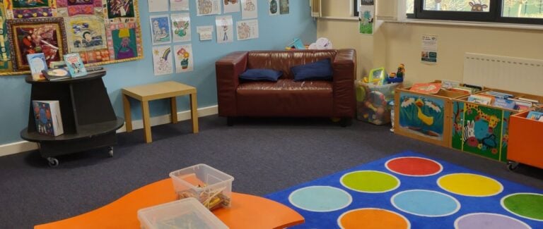 Inside Lower Kersal Library