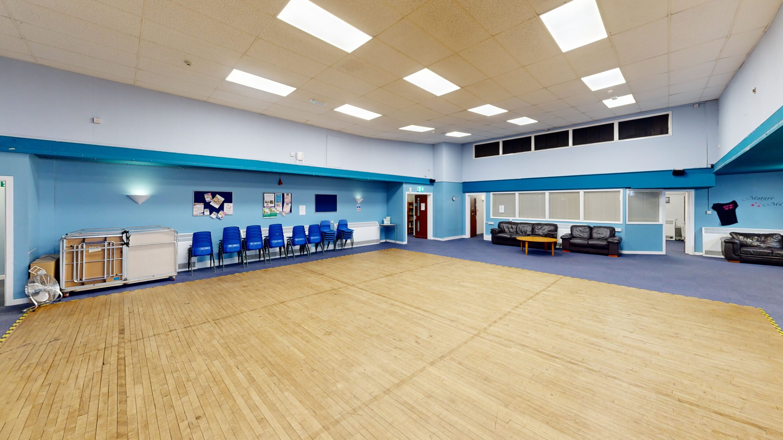 Inside Rainbow Rooms Community Centre
