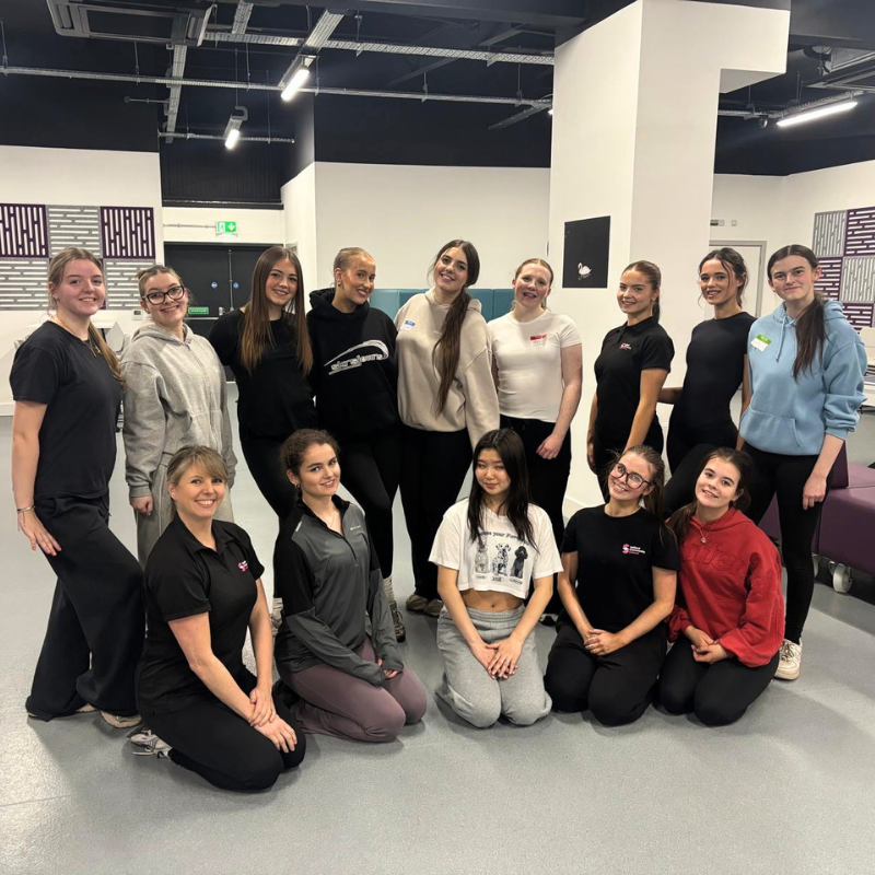 Members of SCL Dance at Dance Leader training