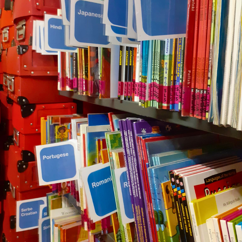 Schools' Library Service Book Shelves
